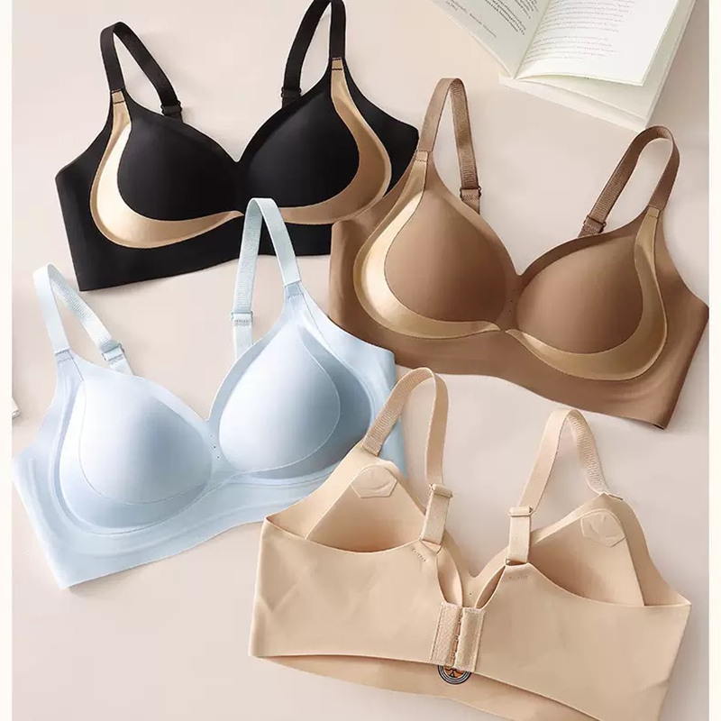 Wirefree Bra Comfort - Sutiã push-up feminino moderno, tamanhos M-3XL,