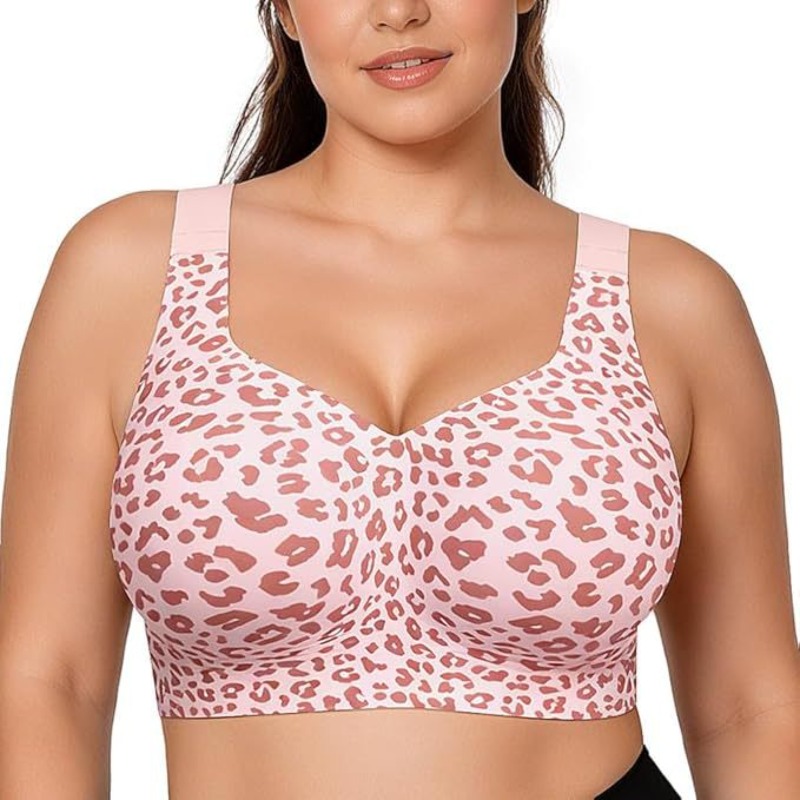 Plunge Bra Push Up - Sutiãs Leopard Jelly sem aro, push-up,