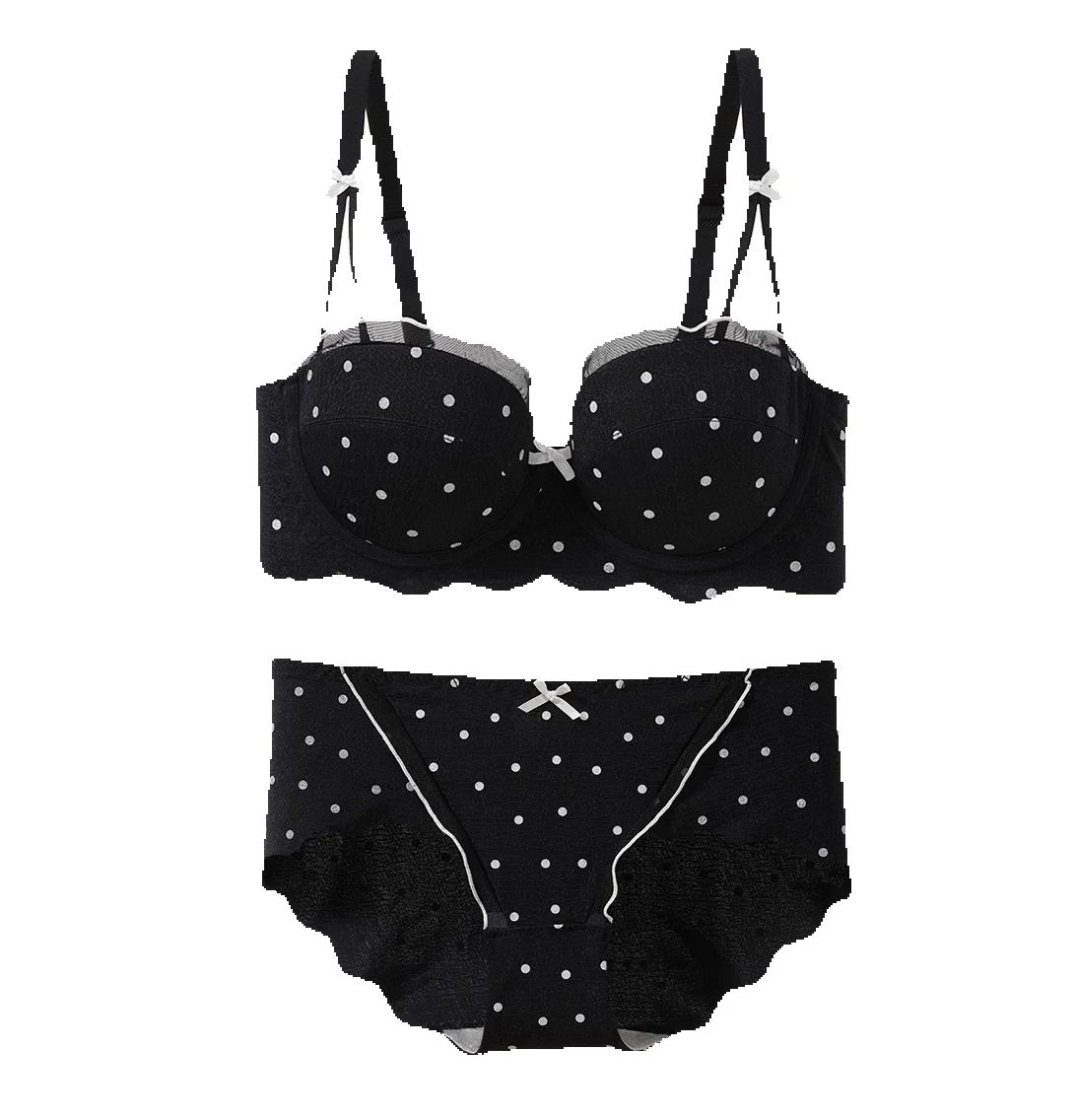 Cotton Bra Everyday - Conjunto de Sutiã de Renda com