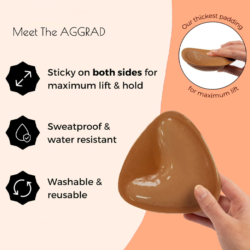 Kave 1/2 pares de sutiã pegajo - Strapless Bra Adhesive avaliação e preço