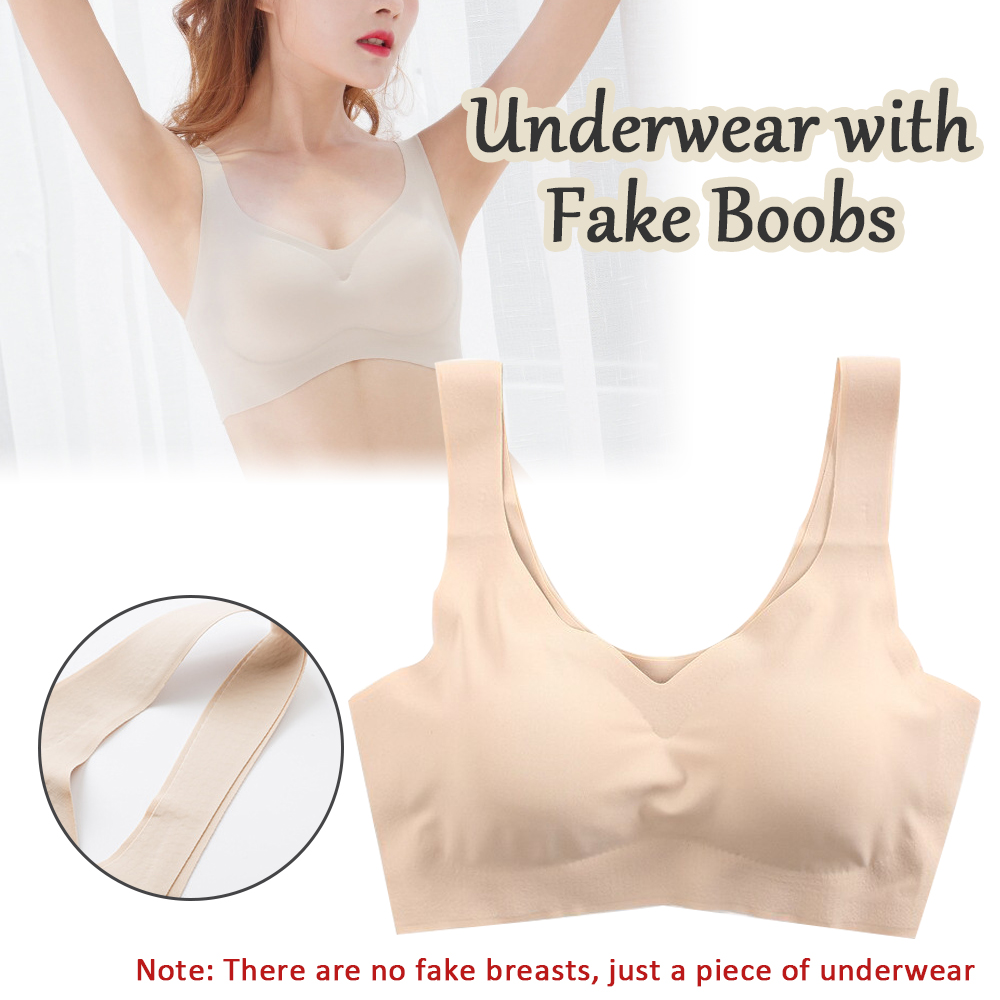 Sutiã de silicone falso peito  - Mastectomy Bra Pocket avaliação e preço