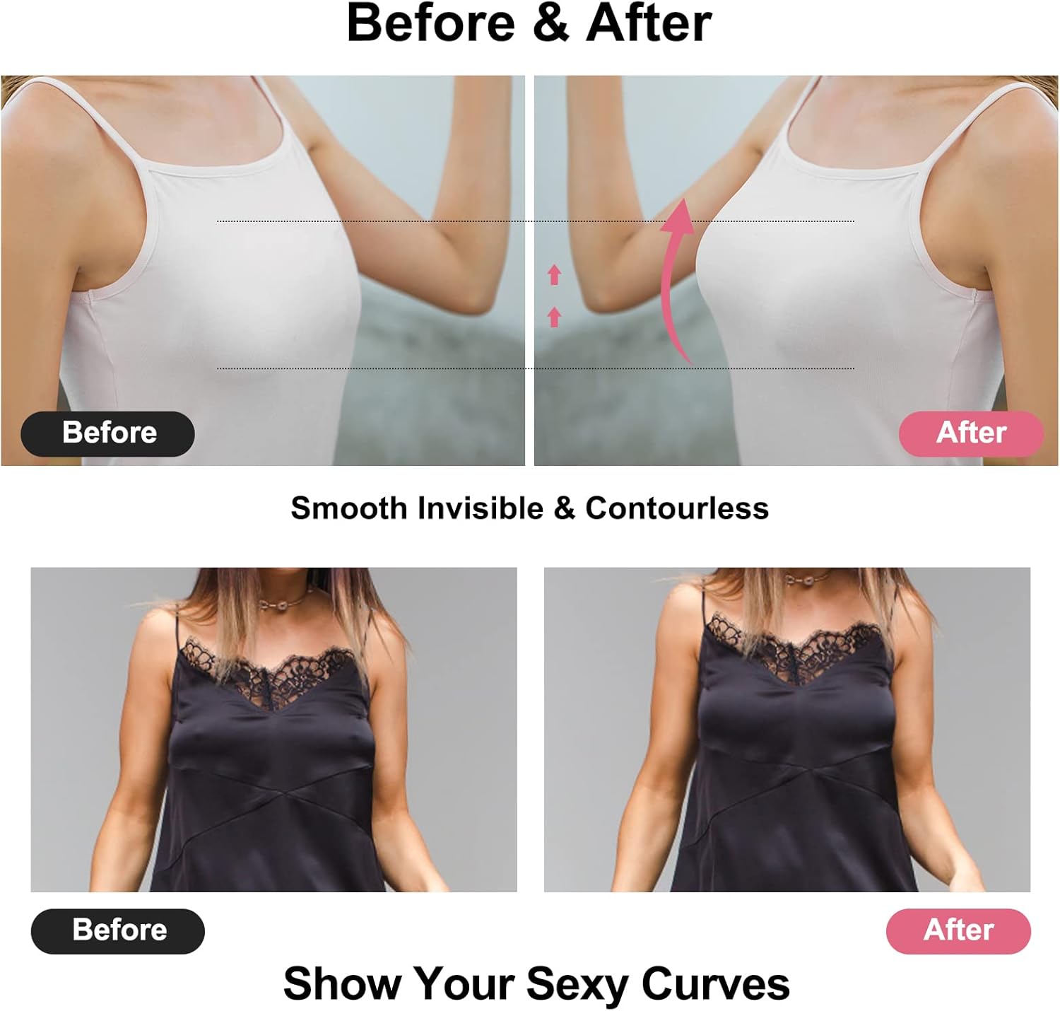 Sutiã Adesivo Push Up Invisíve - Strapless Bra Adhesive avaliação e preço