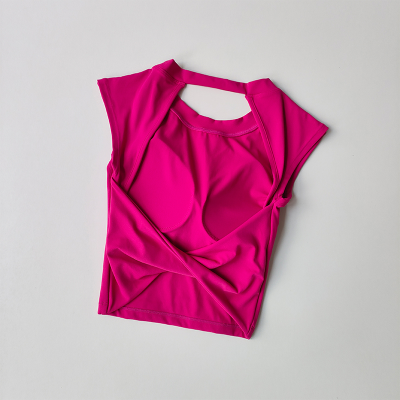Top esportivo feminino com efe - T Shirt Bra Seamless avaliação e preço
