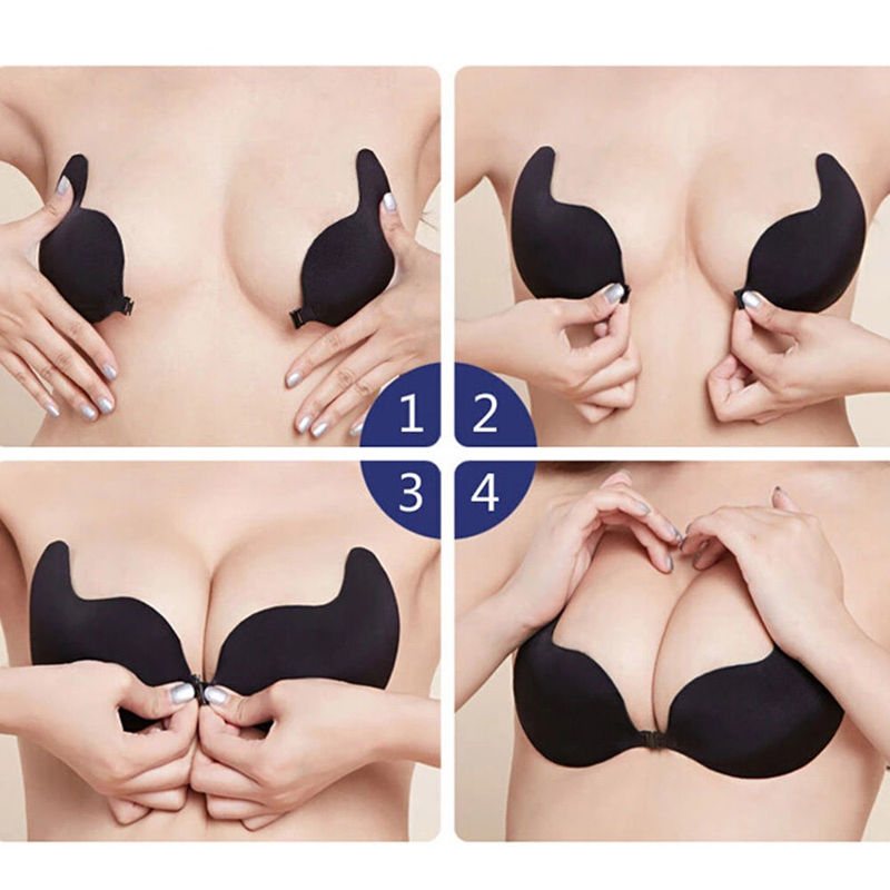 Sutiã adesivo feminino, push u - Backless Bra Sticky avaliação e preço