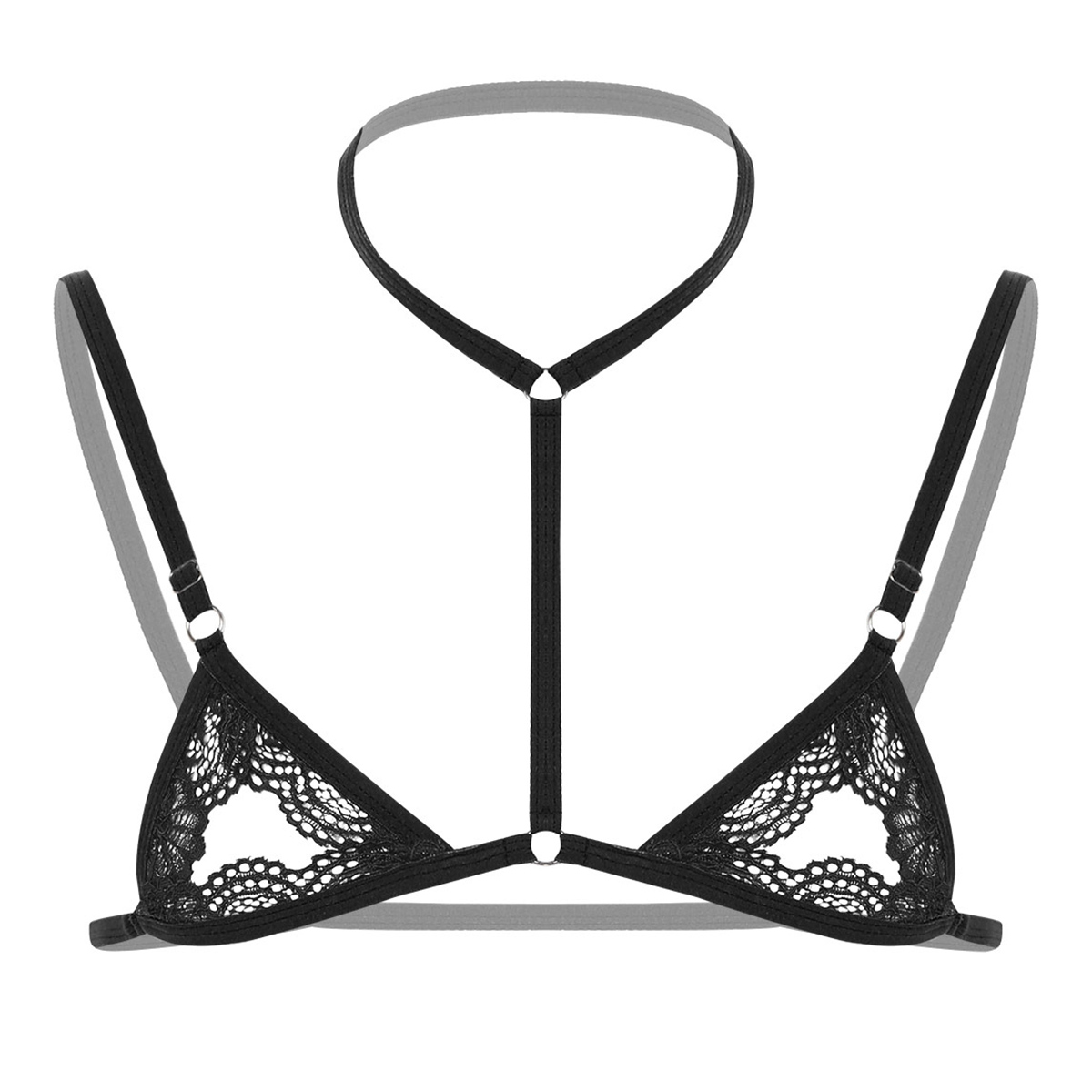 Sexy masculino arnês sutiã eró - Sheer Bra Lace avaliação e preço