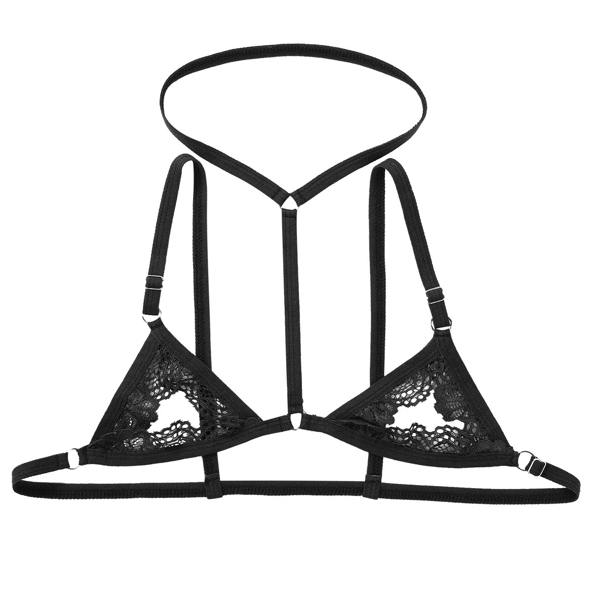 Sexy masculino arnês sutiã eró - Sheer Bra Lace avaliação e preço