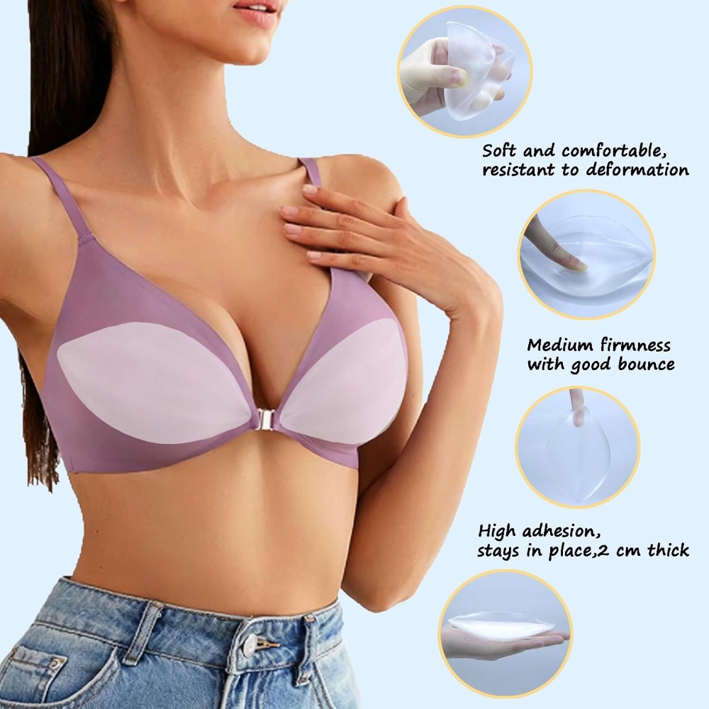 Almofadas Adesivas de Silicone - Push Up Bra Silicone avaliação e preço