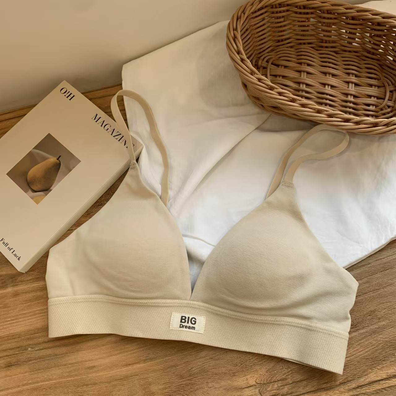 Roupa íntima feminina triângul - Underwire Bra Padded avaliação e preço