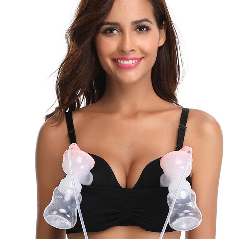 Mão livre bombeamento sutiã de - Nursing Bra Clip avaliação e preço