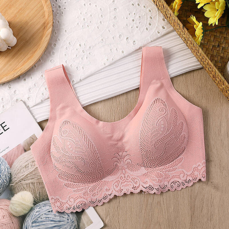Sutiã de látex respirável sem  - Sleep Bra Bralette avaliação e preço