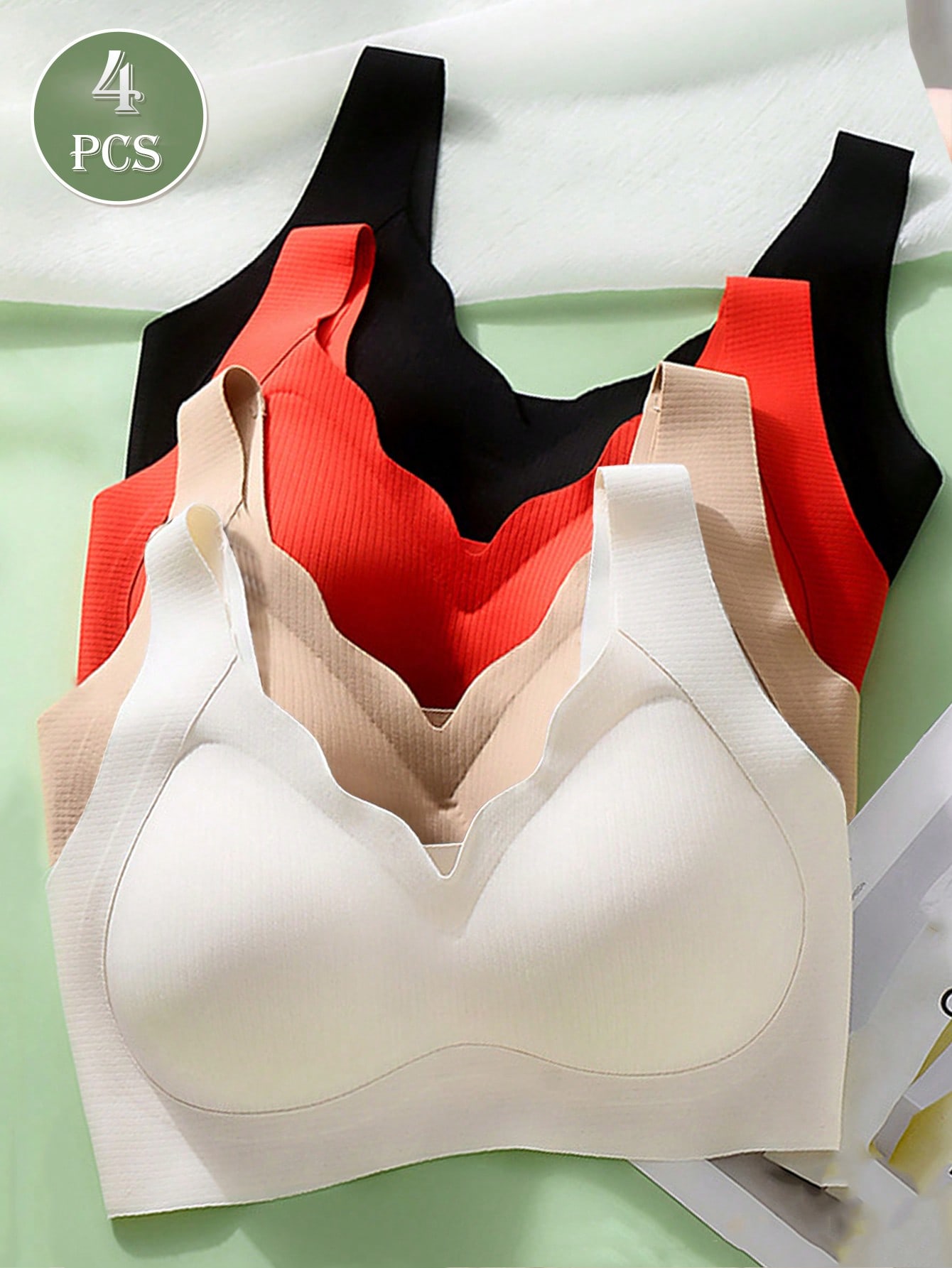 Conjunto de 4 Sutiãs Sem Costu - T Shirt Bra Seamless avaliação e preço