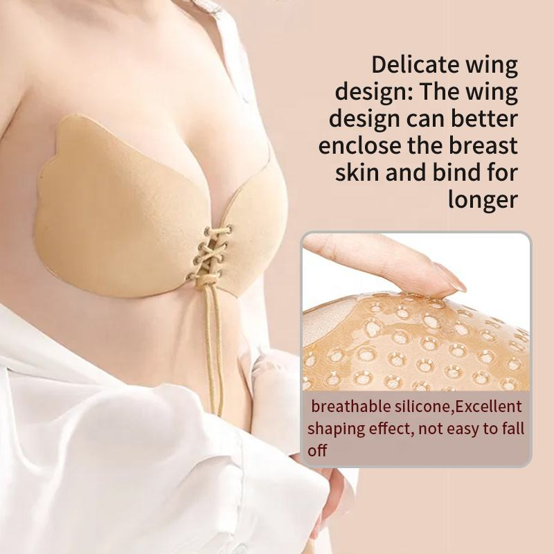 Fita de silicone autoadesiva e - Strapless Bra Adhesive avaliação e preço