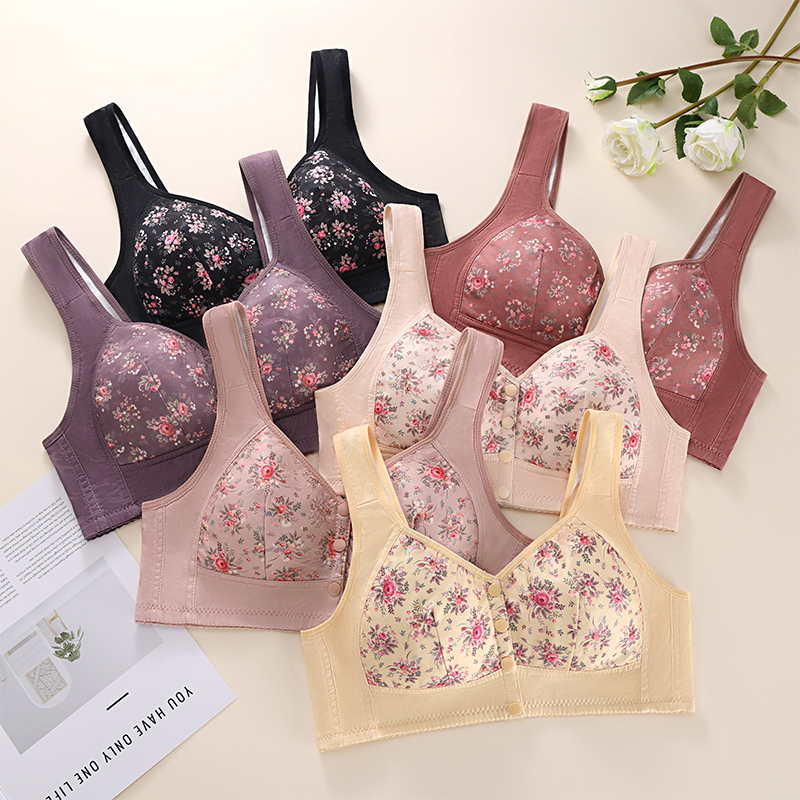 Sutiã de abertura frontal impr - Wirefree Bra Comfort avaliação e preço