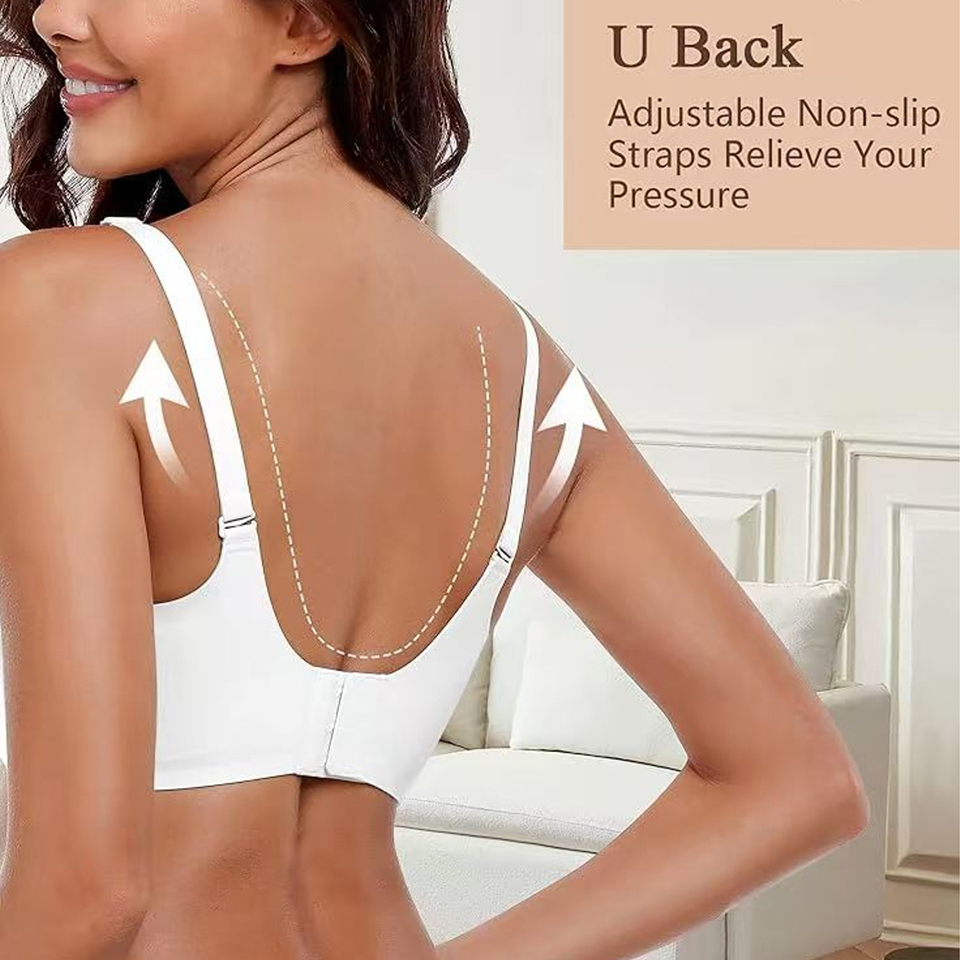 Sutiã de suporte sem fio sem c - T Shirt Bra Seamless avaliação e preço