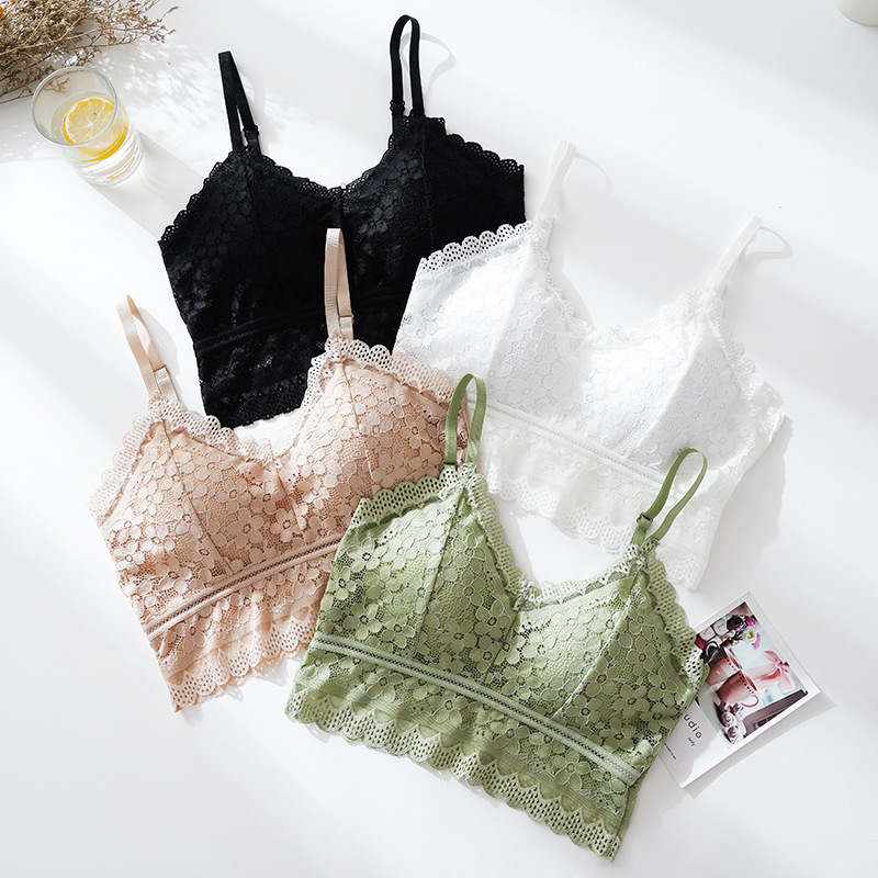 Camisola sem costura, estilo s - Lace Bralette Set avaliação e preço